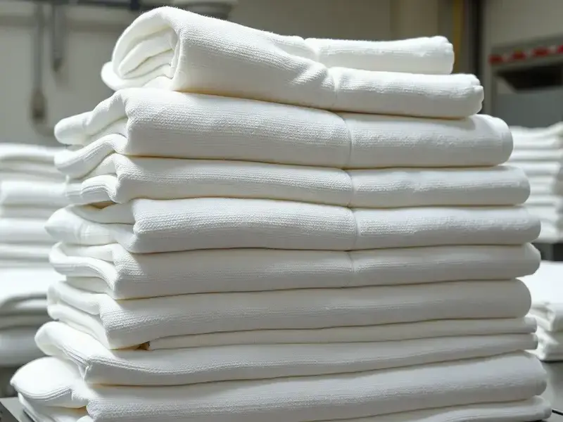 Professional commercial hotel linens at Lee's Laundromat